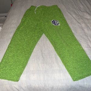 EE Eric Emanuel Boucle Sweatpants (Green/Purple) Small